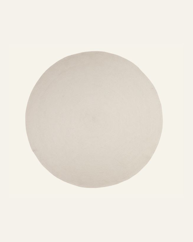 Matto luonnonvalkoinen - ø200 cm luonnonvalkoinen - 1