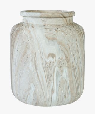 hemtex Wooden ceramic maljakko moniväri/beige