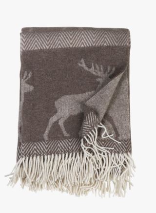 hemtex Reindeer villahuopa moniväri/beige