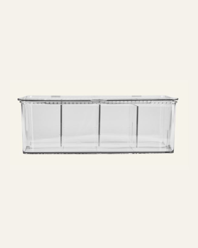 Säilytyspurkki läpikuultava - 17,3x27,5x9,5 cm läpikuultava - 1