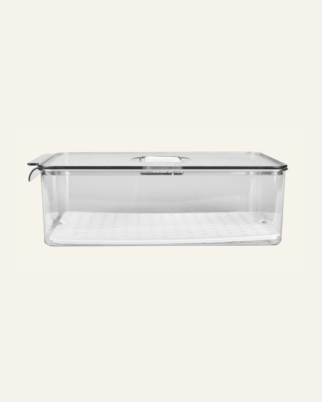 Säilytyspurkki luonnonvalkoinen - 11x34x9 cm luonnonvalkoinen - 1