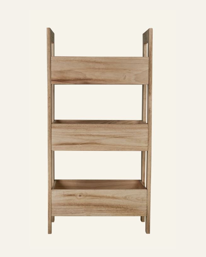 Säilytysteline luonnonväri - 45x25x90 cm luonnonväri - 1