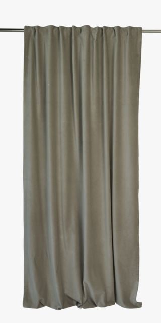 hemtex Andrea velour verho vaalean beige