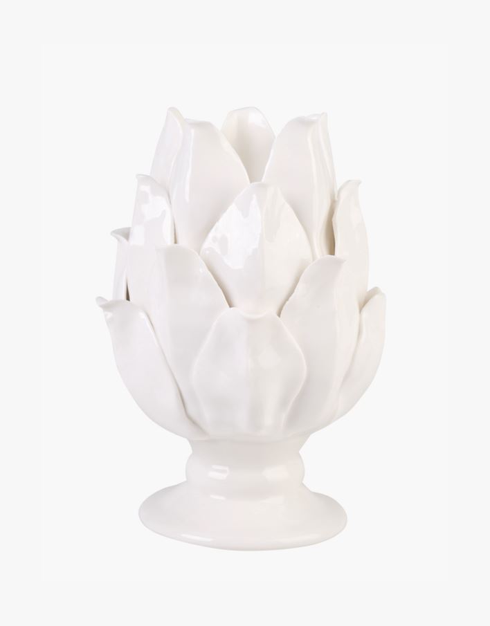 Kynttilälyhty valkoinen - 14x14x10 cm valkoinen - 1