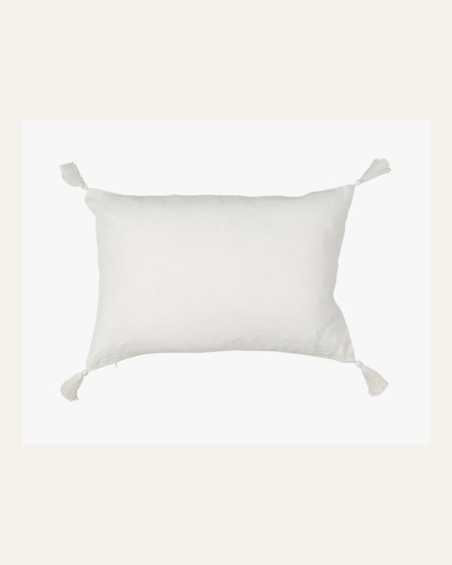 Koristetyynynpäällinen valkoinen - 35x50 cm valkoinen - 1